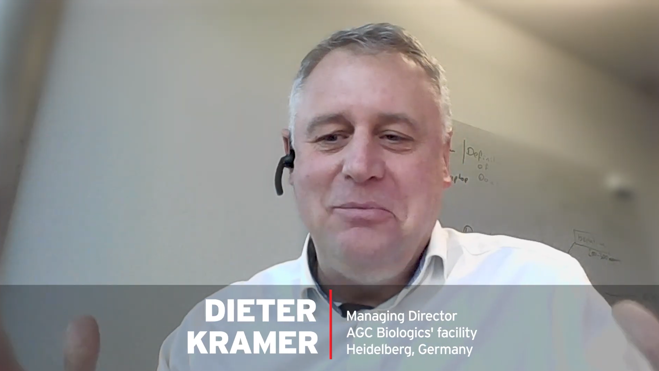 Executive Interview with Dieter Kramer, AGC Biologics