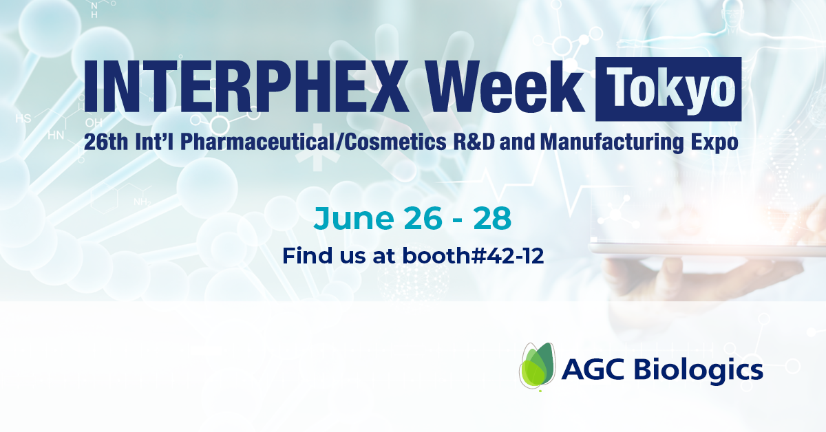 Join AGC Biologics on June 26-28 in Tokyo for Interphex Week