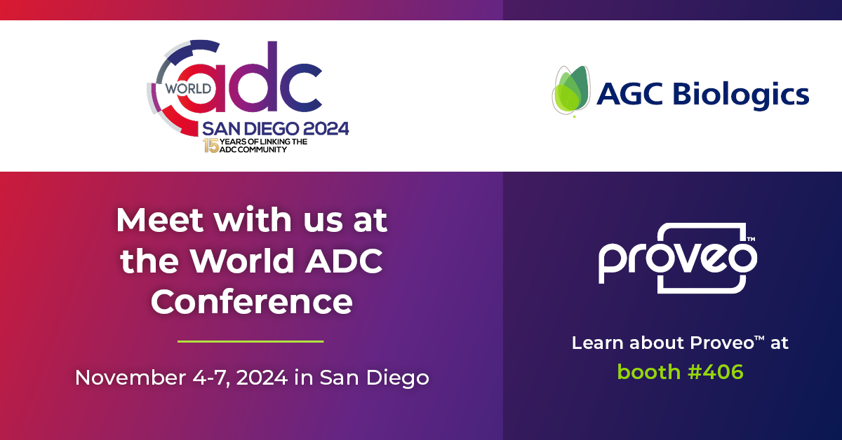 Meet us at the 15th annual World ADC Conference in San Diego November 4-7, 2024.