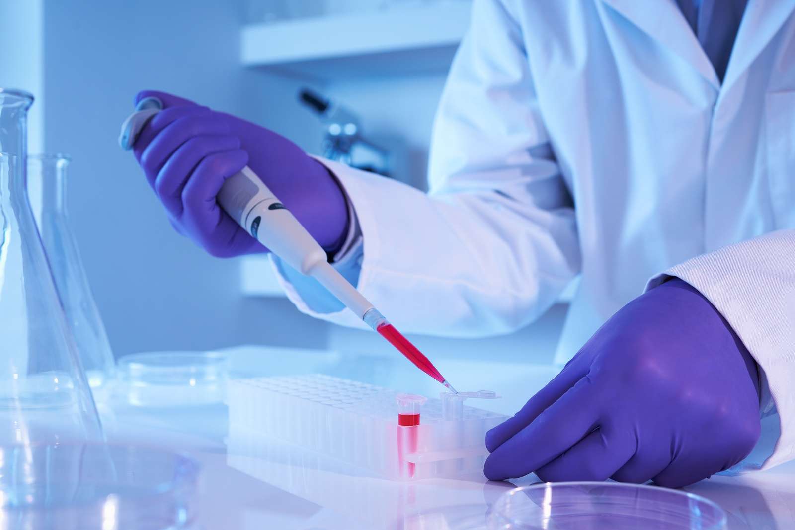 Scientist in lab