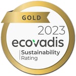 gold ecovadis sustainability rating 2023