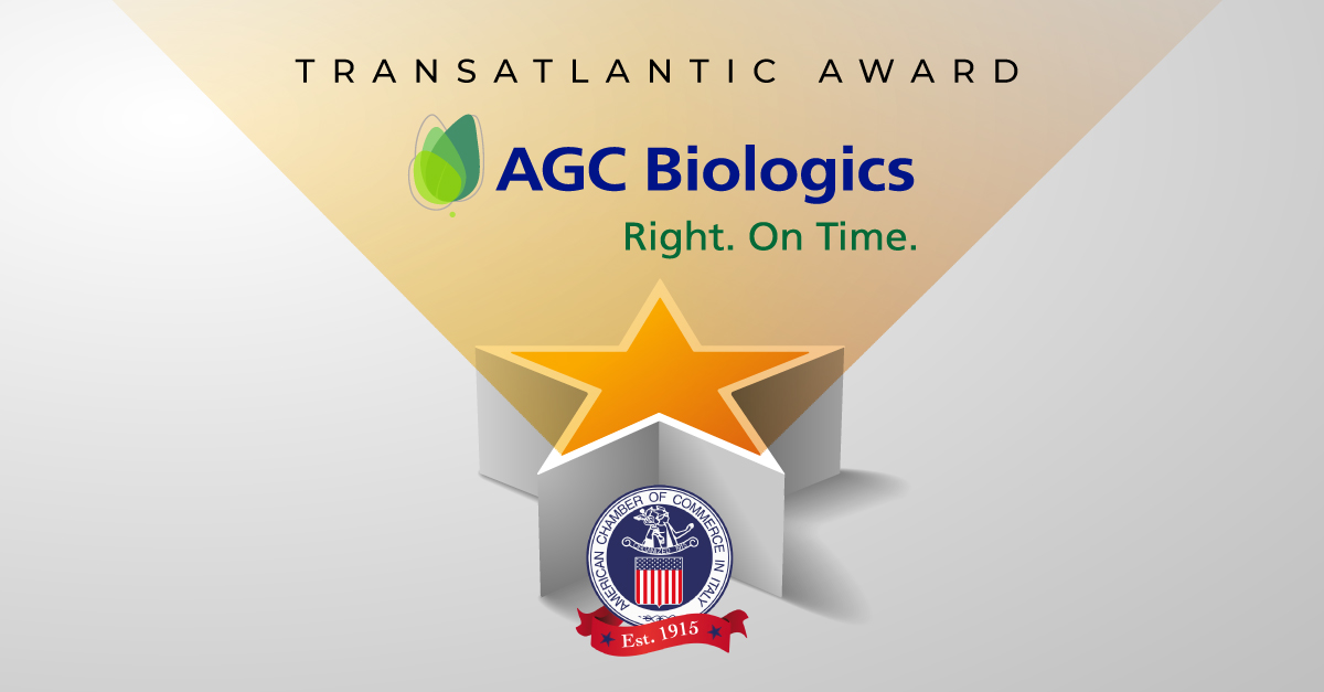 AGC Biologics receives transatlantic award.