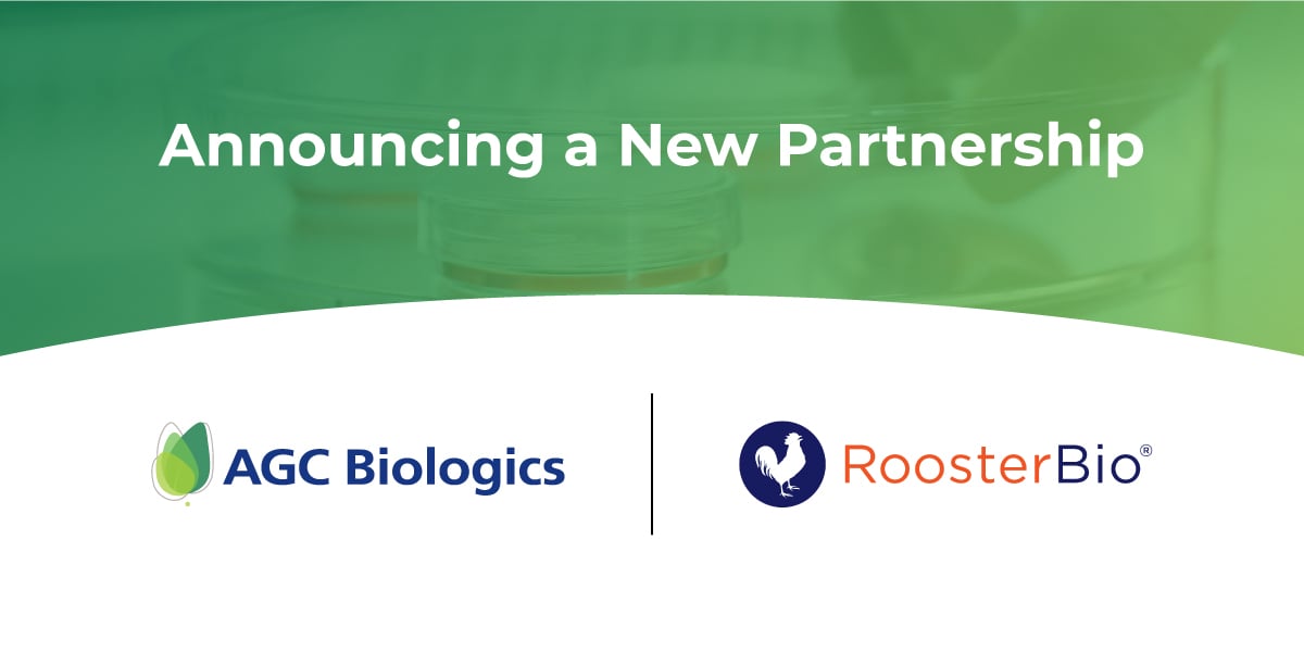 RoosterBio and AGC Biologics partner up.