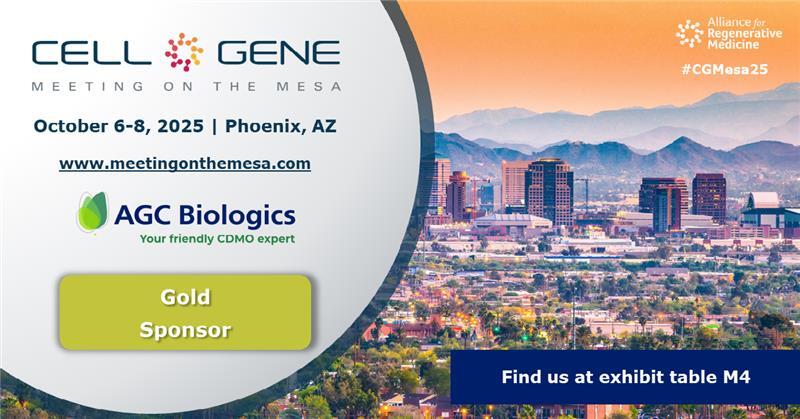 Cell & Gene Meeting on the Mesa, October 6-8