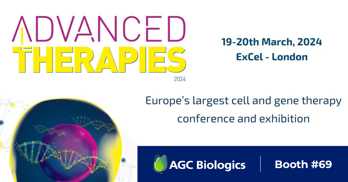 Join AGC Biologics at Advanced Therapies in London, March 19-20.