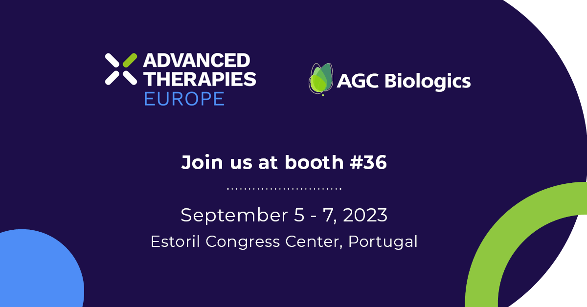 Join us at Advanced Therapies Europe in Portugal on Sept. 5-7, 2023. Find us at booth 36.