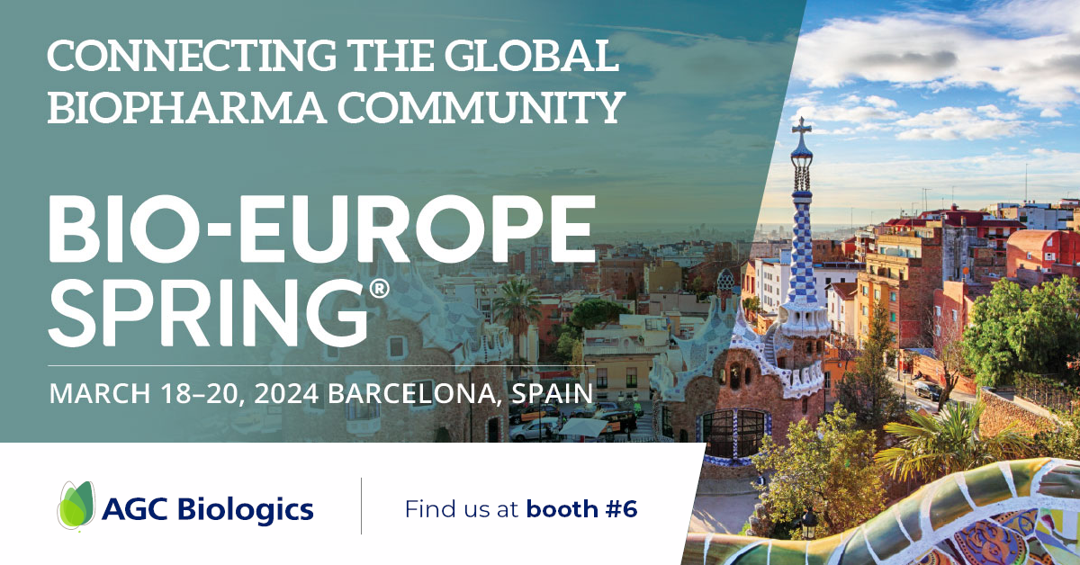 Join us at Bio-Europe Spring in Barcelona, Spain March 18-20. Find us at booth #6!
