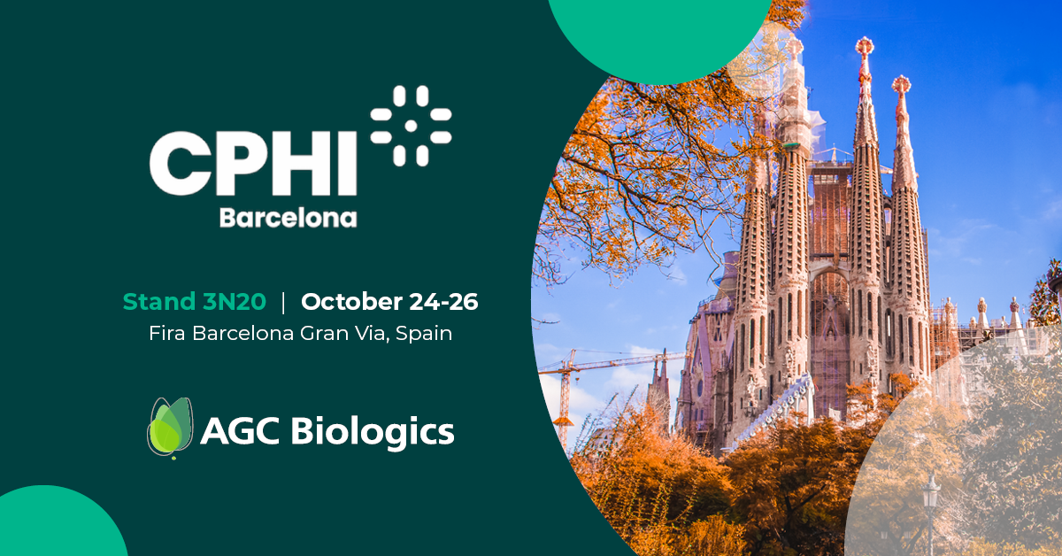 AGC Biologics will be attending CPHI Barcelona October 24-26, 2023.