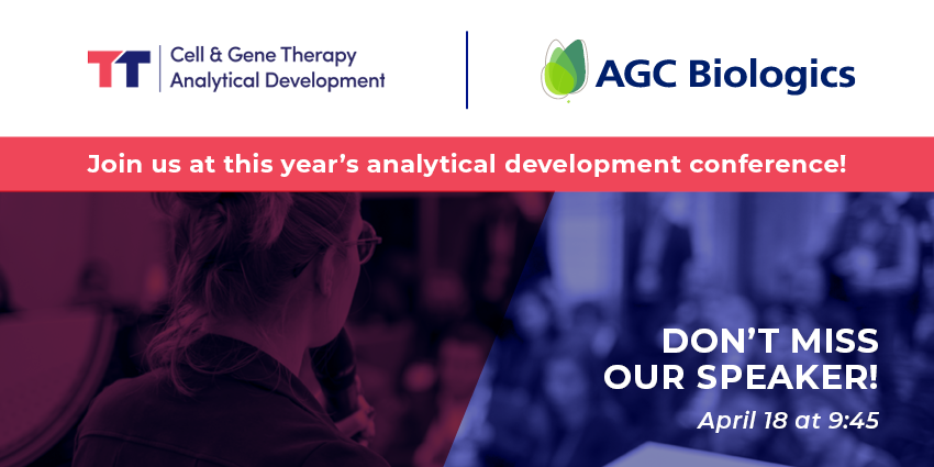 Don't miss our presentation at this year's European CGT Analytical Development conference!