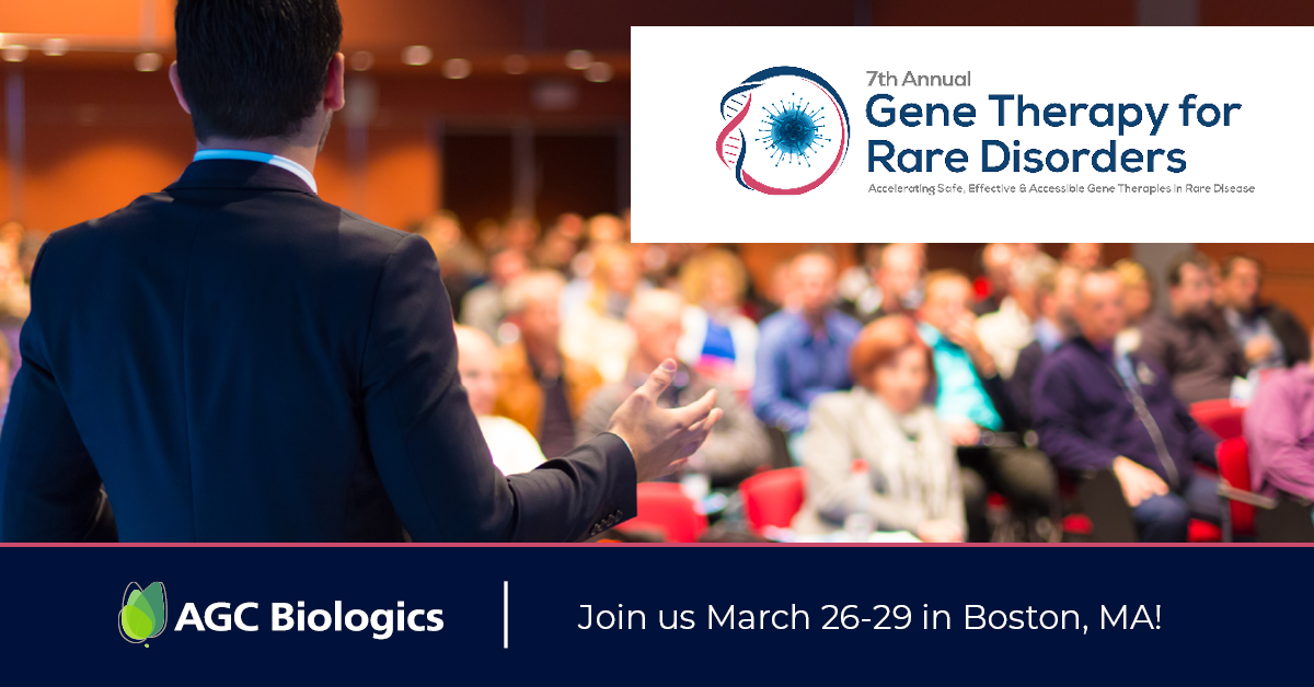 Join us at Gene Therapies for Rare Disorders in Boston! March 26-29, 2024