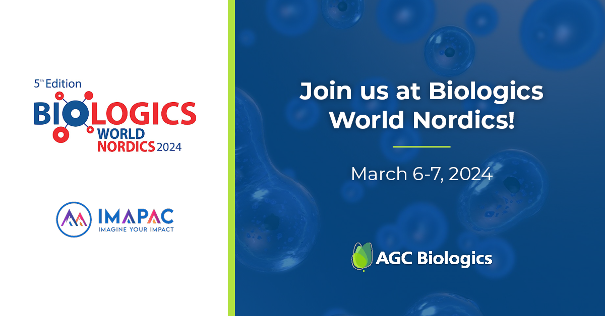 Join us at Biologics World Nordics 2024, March 6-7!