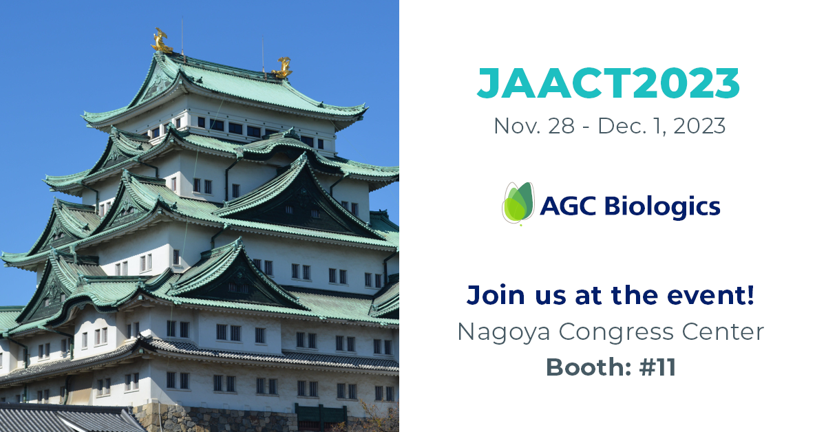 Join AGC Biologics at JAACT, November 28 - December 1, 2023