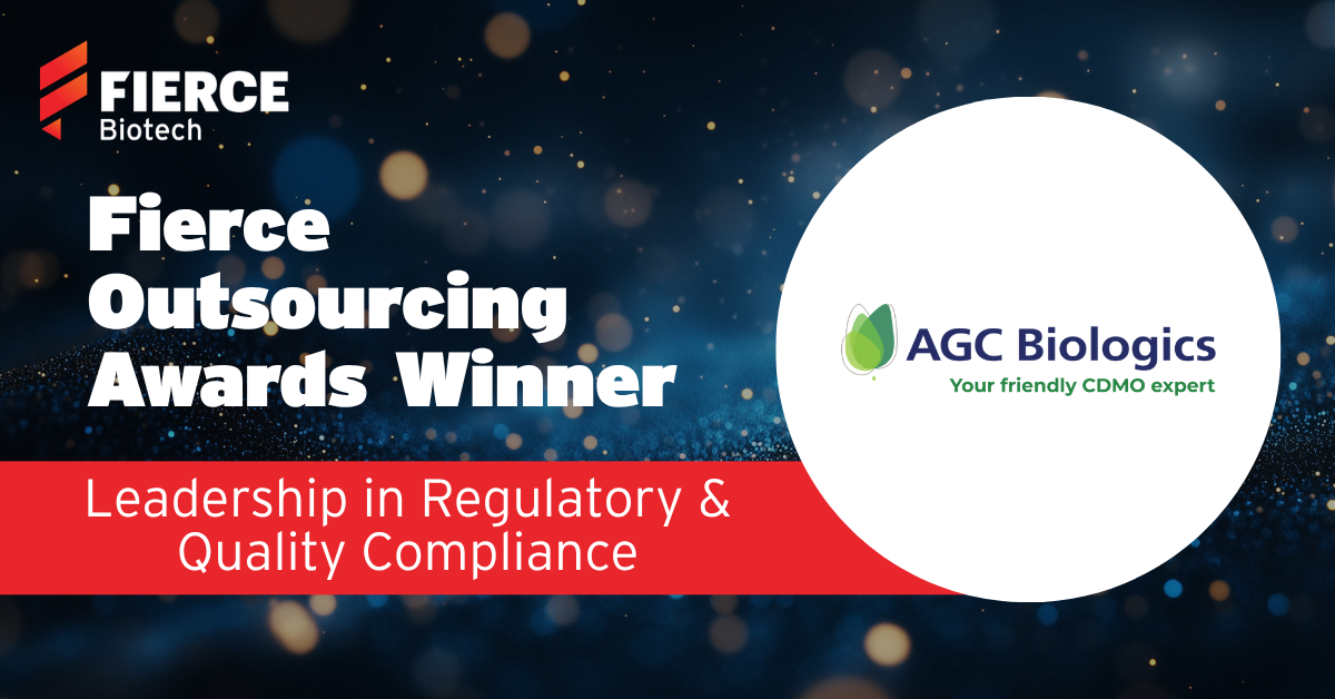 AGC Biologics Wins 2026 Fierce Outsourcing Award for Leadership in Regulatory and Quality Compliance