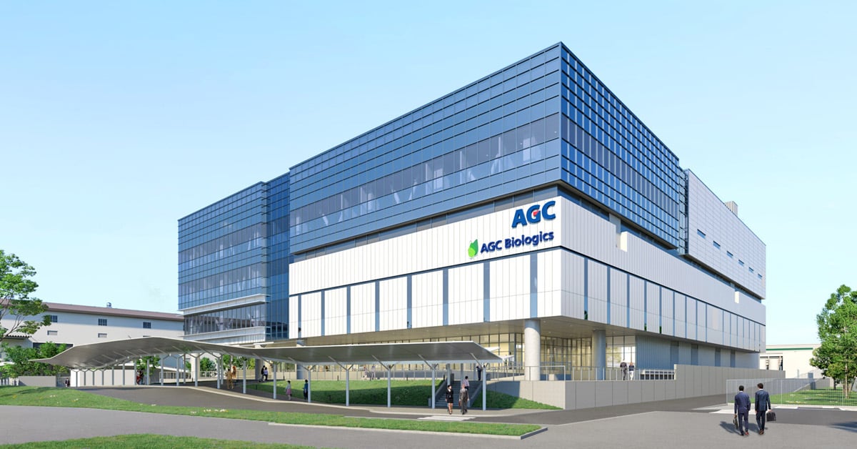Illustration of new AGC Biologics Yokohama Site